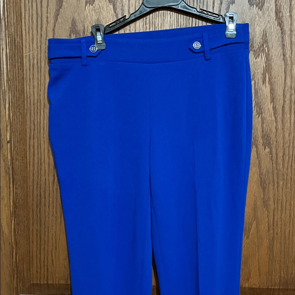 Elegant Royal Blue Women's Trousers